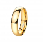 Klassikaline volframist s&otilde;rmus, lai kera, 2/4/6/8 mm, kuldne sirge servaga volframist terasest abielus&otilde;rmus naistele ja meestele 11