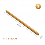 Looduslik bambusest massaažipulk puiduteraapia Fitness Stick Gua Sha massaaž lihasvalu leevendav Maderoteraapia tselluliidivastane masseerija S