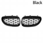 BMW E60 E61 550i 535i Diamond auto esip&otilde;rkeraua iluv&otilde;re Kidney Racing Grill 2004-2009 iluv&otilde;re musta raamiga h&otilde;bedase v&otilde;re jaoks Black