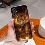 Telefoni&uuml;mbris Samsung A20S A03 A14 A30 A04E A32 A10e A52 tagakaas Mood p&otilde;rutuskindel matt pehme silikoon l&auml;bipaistev telefonikott Galaxy kaitseraua jaoks Samsung A01