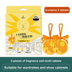 Riidekapp koikindel, koipallid, hallitusekindel, niiskuskindel, putukakindel, kuivatusaine, prussakavastane, t&auml;ispuidust m&ouml;&ouml;bli koit&otilde;rjevahend Deodorant Anti-moth tablets - 2 tablets