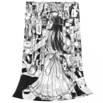Junji Ito Tomie Kawakami tekikate, flanell Armas Kawaii Anime kerge &otilde;huke tekk voodipesu jaoks, diivanvoodikate 75x100cm 30x40in