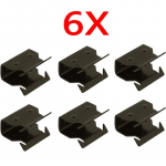 For Ford Focus Mk2 kate, aknaklambrid, metallist klambrid esiklaasi all 6X