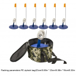 6 tk / komplekt Automaatne j&auml;&auml;-talvine &otilde;ngeritv Karpkala varustus Kaubad Zherlitsas Forishing n&ouml;&ouml;ri varustuskomplekt T&ouml;&ouml;riist haugi ohver No Hook Pendant