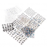 30 lehte segatud lillelised k&uuml;&uuml;nekunsti kleebised kleebised DIY manik&uuml;&uuml;ri disaini tarvikud