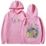 Korn Cartoon Rock Band Music Album Hoodie Meeste Naiste Vintage Metal Gothic Oversized dressipluus T&auml;navar&otilde;ivad pikkade varrukatega kapuutsid XL