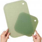 L&otilde;ikelaud laste lisatoidu jaoks, plastikust l&otilde;ikelaud, puuviljalaud, hallitus- ja niiskuskindel majapidamises kasutatav kahepoolne l&otilde;ikelaud