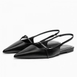 Slingback Shoes Gooti stiilis paksud kontsad naiste pumbad, neet Street Style, keskmise kontsaga punk vintage vabaaja sandaalid 2024. aasta kevadsuvi 35 must