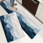 1 tk 3D Blue Mountains and Sky Print mustriga k&ouml;&ouml;gimatt Pehme paksendatud k&ouml;&ouml;gimatt Veekindel libisemiskindel &otilde;likindel p&otilde;randamatt 40x60cm