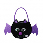 Halloweeni kommikott Pidulik kandekott Kerge ja h&otilde;lpsasti kaasaskantav Trikkide v&otilde;i maiuspalade kott Lastele m&otilde;eldud peokaunistused lilla/must