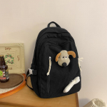 &Otilde;pilaskott Seljakott Retro Sametist Seljakott valge