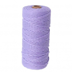 100M/rulli kootud k&ouml;is, pleekimisvastane, pleekimisvastane pehme isetegemine, 2 mm makraampuuvillane n&ouml;&ouml;r, v&auml;rviline niit hall