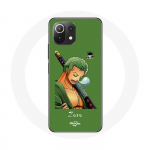 &Uuml;mbris Xiaomi Mi 11 Lite &Uuml;heosalise Manga Zoro m&otilde;&otilde;ga jaoks