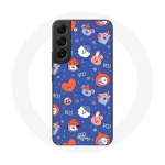 &Uuml;mbris Samsung Galaxy S22 BTS Bangtan Sonyeondan BT21 Christmas 2023 jaoks