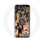Coque pour Samsung Galaxy S7 PSG Neymar et Mbapp&eacute; Joyeux no&euml;l