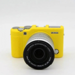 Pehme silikoonkummist kaamera kaitsekorpuse &uuml;mbrise koti nahk FujiFilm Fuji X-A3 XA3 XA10 X-A10 kaamerale kohv