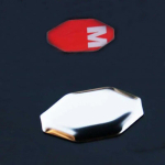 Car styling for MG mg6 2018  silver Mirror Mini metal sticker front grille Babysbreath sticker red