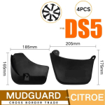 4 tk auto poriklapp Citroen DS 5 DS5 2011- porikaitseklapid Porilaudade tarvikud 2012 2013 2014 2015 2016 2017 2018 gray