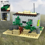 Military Moc seeria V&auml;ike kindlustus Politseikoer DIY Aksessuaarid Ehitusklotsid Tellised M&auml;nguasjad Kingitused