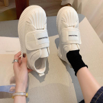 Velcro valged kingad naistele Kevadised uued paksu tallaga mitmek&uuml;lgsed vabaaja tossud 35 valge