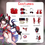 Honkai Impact Lizzie Freeman COS Kost&uuml;&uuml;m Mask Loll Tuld Anime Animatsioon M&auml;ngukost&uuml;&uuml;m T&uuml;druk XS punane