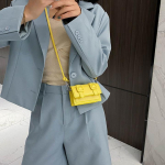 Naiste ostukott V&auml;ike kott Kvaliteetsed vabaaja minikotid Vintage &uuml;he &otilde;lakotid Naiste &uuml;hev&auml;rvilised t&auml;navak&auml;ekott kollane