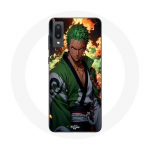 Coque Samsung Galaxy A02 One piece Zoro manga anime 3D art