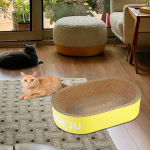 Cat Scratcher Board kraapimislaud ovaalne voodiga salong Tugev ja kaasaegne mitmeotstarbeline S