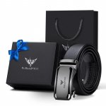 Emperor Paul Meeste nahast rihm ehtsast nahast mood, puhtast veisenahast rihm vabaaja meeste &auml;riline automaatne pandlaga p&uuml;ksirihm 105cm