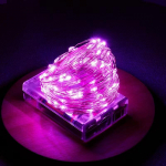 LED stringvalgusti 10M 5M 2M Haldjavalgustid Kodu 2024. aasta j&otilde;ulude pulmapeo sisekujundus 3*AA patareiga 10M 100LED