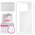 apgo Ultra Clear Protective Skin Sticker for the back compatible with OnePlus Ace Racing Edition, Wrap Film, Hydrogel Film, Flexible, Soft TPU with po