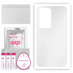 apgo Ultra Clear Protective Skin Sticker for the back compatible with Oppo Find N2, Wrap Film, Hydrogel Film, Flexible, Soft TPU with positioning laye