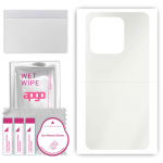 apgo MATTE Protective Skin Sticker for the back compatible with Realme Narzo N53, Wrap Film, Hydrogel Film, Flexible, Soft TPU with positioning layer