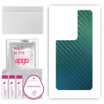 apgo Protective Skin Sticker for the back compatible with Oppo Reno8 Pro 5G, Wrap Film, Foil, Vinyl - Pattern Carbon Chameleon CAKA1