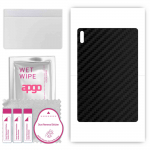 apgo Protective Skin Sticker for the back compatible with Huawei MatePad 6, Wrap Film, Foil, Vinyl - Pattern Carbon Black