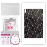 apgo Protective Skin Sticker for the back compatible with Huawei MatePad 5G, Wrap Film, Foil, Vinyl - Pattern Carbon Black Pixel