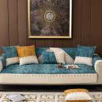 Luksuslik pitsist libisemiskindel diivani kate 3-kohalisele &scaron;enill-lapiga L-kujulise diivani kattega tooli m&ouml;&ouml;blikaitse elutuppa Cushion cover30x50cm