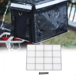 Elektrijalgratta kohaletoimetuskasti pakiraam tagumine suure mahutavusega toiduhoidja riiul jaoks 48cmx36cm