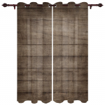 Puidust uks Retro stiilis aknakardin Magamistuba Elutuba Aknakatted K&ouml;&ouml;gisisustus Rulookardin 135W x 60H(cm) x1