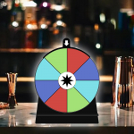 V&auml;rviline p&ouml;&ouml;rleva rattaga joomam&auml;ng t&auml;iskasvanutele Redigeeritav korduvkasutatav alusega Roulette Fortune 8 Slots