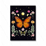 Esteetiline vintage n&otilde;idusliku hipit&uuml;druku plakat Print Retro abstraktse l&otilde;uendi maalimise seina n&otilde;iduslik loomine kodukaunistus 21x30cm No Framed