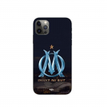Coque Maniacase pour pour Iphone 12 Pro OM logo bleu et dor&eacute;e stade