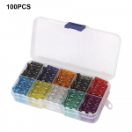 Autode veoautode kaitsmed Automaatne laba t&uuml;&uuml;p Kaitsmete komplekt Klambrite valik 2A 3A 5A 7,5A 10A 15A 20A 25A 30A 35A 40A Amp 100 PCS