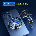 Mobiiltelefoni v&auml;lisjahuti pooljuht-magnetventilaatorim&auml;ng juhtmevaba laadimisega Magsafe PUBG Machine tahvelarvuti Radiaatori jahutus