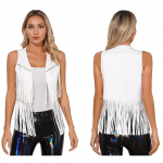 Naiste lehmat&uuml;druku kost&uuml;&uuml;m, varrukateta narmastega vest, tutivest, cosplay r&otilde;ivad L