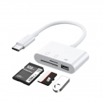 3-&uuml;hes C-t&uuml;&uuml;pi SD/TF-i USB-muundurid telefoni tahvelarvuti adapteri Typc C USB jaoks OTG Huawei Xiaomi Android-digikaablite jaoks