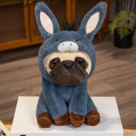 1 tk 22CM Armas Muutuv Shar Pei Koera Pl&uuml;&uuml;s M&auml;nguasi Kawaii Koerad Muutuvad M&auml;ngukaru Ahv P&otilde;der Pesukaru Lastele Loominguline Kingitus