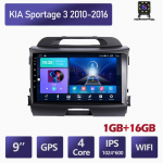 9-tolline Androidi autostereo raadio KIA Sportage 3 jaoks 2010-2016 Multimeediumipleier DVD k&otilde;larid peakomplekti heli WIFI 1+16 GB