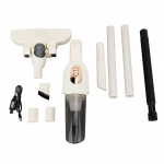 Juhtmeta varrastega tolmuimeja k&auml;eshoitav v&otilde;imas imemisnurk, 270&deg; p&ouml;&ouml;ratav hari 10000PA pestav filter