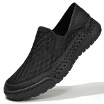 Suvised hingavad vabaajajalatsid Meeste Tossud Libisemisvastased K&otilde;ndimiskingad Mokassiinid Meeste kingad 38 must